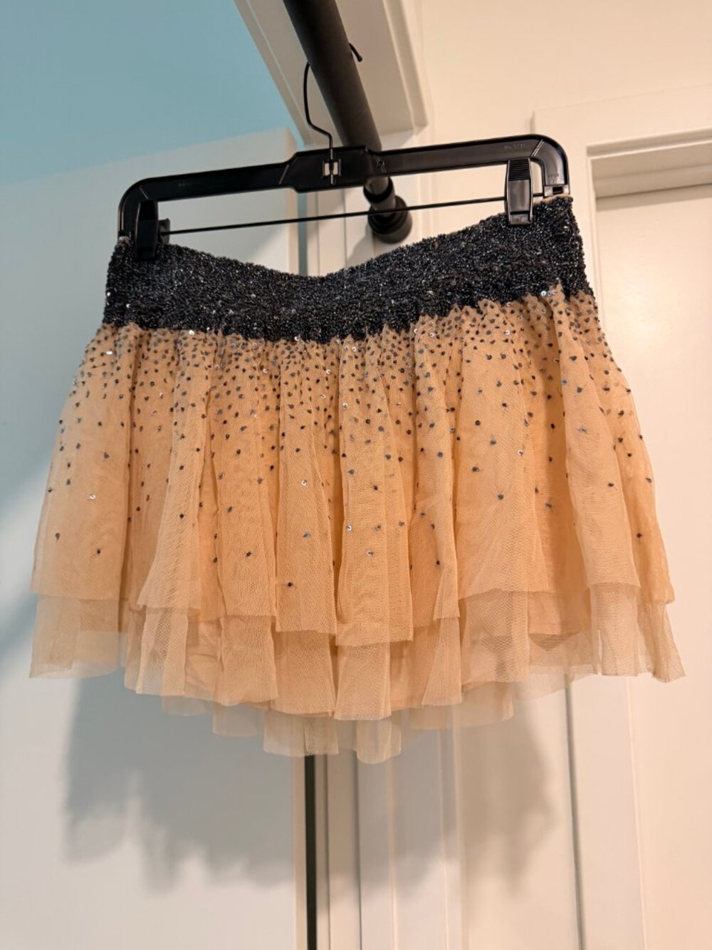 Haute Hippie Tulle Beaded Skirt NWT Size XS